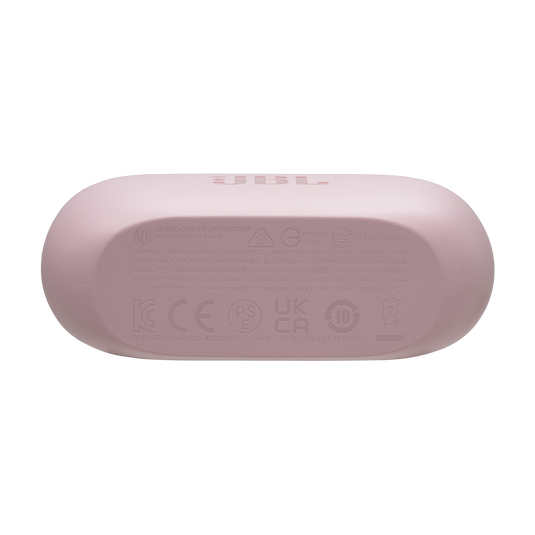 JBL Wave Buds 2 - Pink - True Wireless Noise Cancelling Earbuds - Bottom image number null